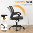 thumbnail image 3 of Silla de Oficina BestOffice con Respaldo Medio de Malla y Soporte Lumbar, 3 of 7
