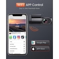 thumbnail image 3 of 1080p Mini Wifi Dashcam For Cars, Car Camera Dash With 0.96" Mini Screen Parking Monitor, Super Night Vision, 170 Wide Angle, App Control, 3 of 5