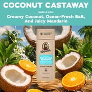 Dr. Squatch Full & Thick Mens Hydrating Shampoo, Thickening Natural Sulfate Free Shampoo for Men, Coconut Castaway, 11 fl Oz