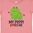 thumbnail image 4 of Inktastic My Poppi Loves Me Grandson Frog Boys Baby T-Shirt, 4 of 5