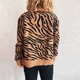 thumbnail image 4 of Ailaofu Women's Zip Up Hooded Cardigan Sweater Knitted Drop Shoulder Fall Hoodies Outerwear, 4 of 5
