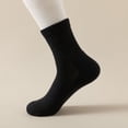 thumbnail image 2 of Jamsmile Women Crew Socks Solid Color Sports Basketball Socks Breathable Socks Soft Casual Comfort Socks, 2 of 3