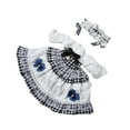 thumbnail image 2 of 1:6 Juego de vestido para hacer tus propias muñecas, bricolaje educativo para niños, ropa, disfraz de cosplay para muñeca princesa de 11,81 pulgadas azul oscuro, 2 of 10