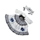 thumbnail image 2 of 1:6 Juego de vestido para hacer tus propias muñecas, bricolaje educativo para niños, ropa, disfraz de cosplay para muñeca princesa de 11,81 pulgadas azul oscuro, 2 of 10