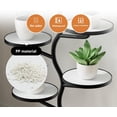 thumbnail image 5 of Homhougo 5 Tier Plant Stand, Metal Flower Pot Shelf Holder Clearance, Outdoor Display Rack Flower Pot Stand for Multiple Plants for Patio Garden Balcony Living Room Bedroom, 5 of 6