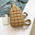 thumbnail image 4 of LHSHIDU Sling Bag Puffy Crossbody Purse for Women Fanny Pack Chest Bag Puffy Waist Bag, 4 of 6