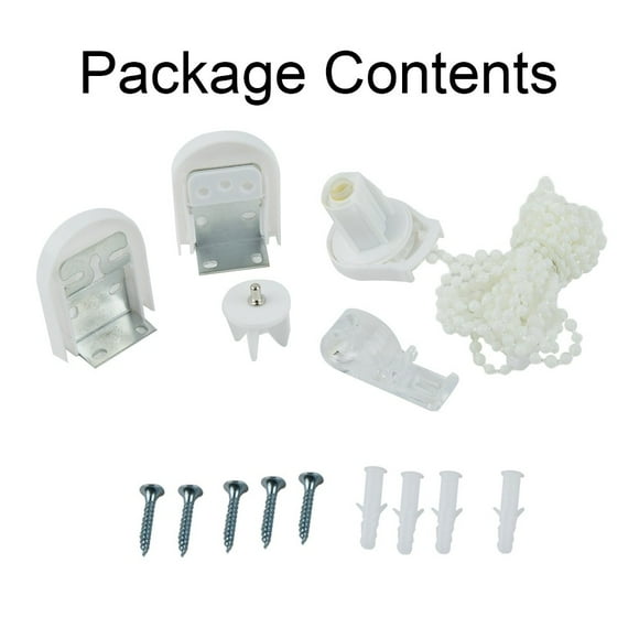 25mm Roller Blind Fittings Kit Brackets Chain Spares Set Perfect Fit Blinds Part For Outdoor Indoor Roller Blinds Installations