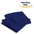 thumbnail image 3 of The Great American Store 600 Thread Count 100% Cotton Solid Flat Sheet (Pack of 12, Full, Navy Blue)- Top Sheets - Durable Quality - Luxury Bedding, 3 of 5