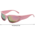 thumbnail image 2 of Wrap Around Sports Sunglasses For With 400 Shield Cool Glasses, 2 of 2
