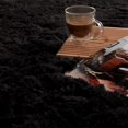 thumbnail image 2 of PAGISOFE Black Fluffy Shag Area Rugs for Bedroom 5x7, Soft Fuzzy Shaggy Rugs for Living Room Carpet,Nursery Floor Rug Girls Room Dorm Rug, 2 of 2