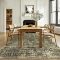 thumbnail image 2 of FairOnly 5'x7'Oriental Distressed Area Rug Machine Washable Non Slip Vintage Soft Indoor Floor Cover for Living Room Bedroom Office Study Room,Green, 2 of 7