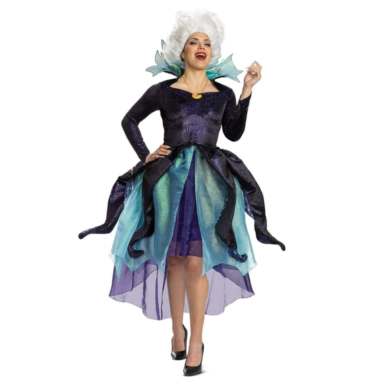 chinese dress ladies Ursula live action cosplay Vanessa little mermaid dress  MJcostume