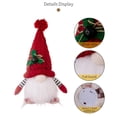 thumbnail image 3 of Christmas Lighted Gnome with LED Light Christmas Ornaments Led Christmas Gnomes Plush Doll Cute Shiny Plush Elf Doll with Long White Beard Gnomes for Christmas Decorations NO Batteries(Red+Grey), 3 of 7