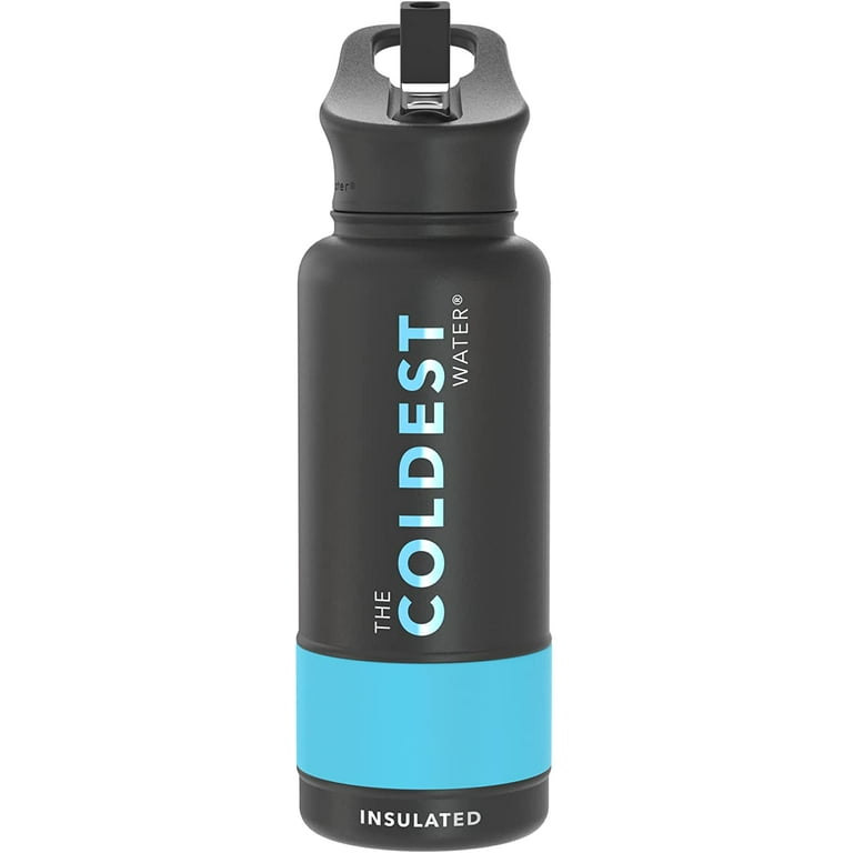 Coldest Sports Water Bottle - 32 oz (Straw Lid), Leak Proof