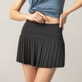 thumbnail image 2 of Erwazi Women's Pleated Tennis Skirts High Waisted Lightweight Athletic Skorts Skirts with Shorts Pockets, 2 of 5