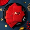 thumbnail image 4 of SharkTRUE 6pcs Matte Gilded Red Envelope Chinese New Year Lucky Money Red Envelopes 2026, 4 of 8
