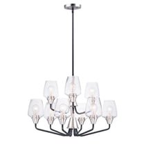 Maxim Lighting - Nine Light Chandelier - Multi-Tier Chandelier - Goblet - 9