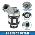 thumbnail image 4 of Inyector de combustible Unique Bargains No.1660038Y10 Boquilla de inyección de combustible para Nissan Frontier 02-04 2.4L Gris 6 Pcs, 4 of 6