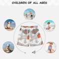 thumbnail image 6 of FORMRS Boys Swim Trunks Quick Dry Mesh Liner Boardshorts Sizes XS-XL, Snow Cartoon Houses, 6 of 7