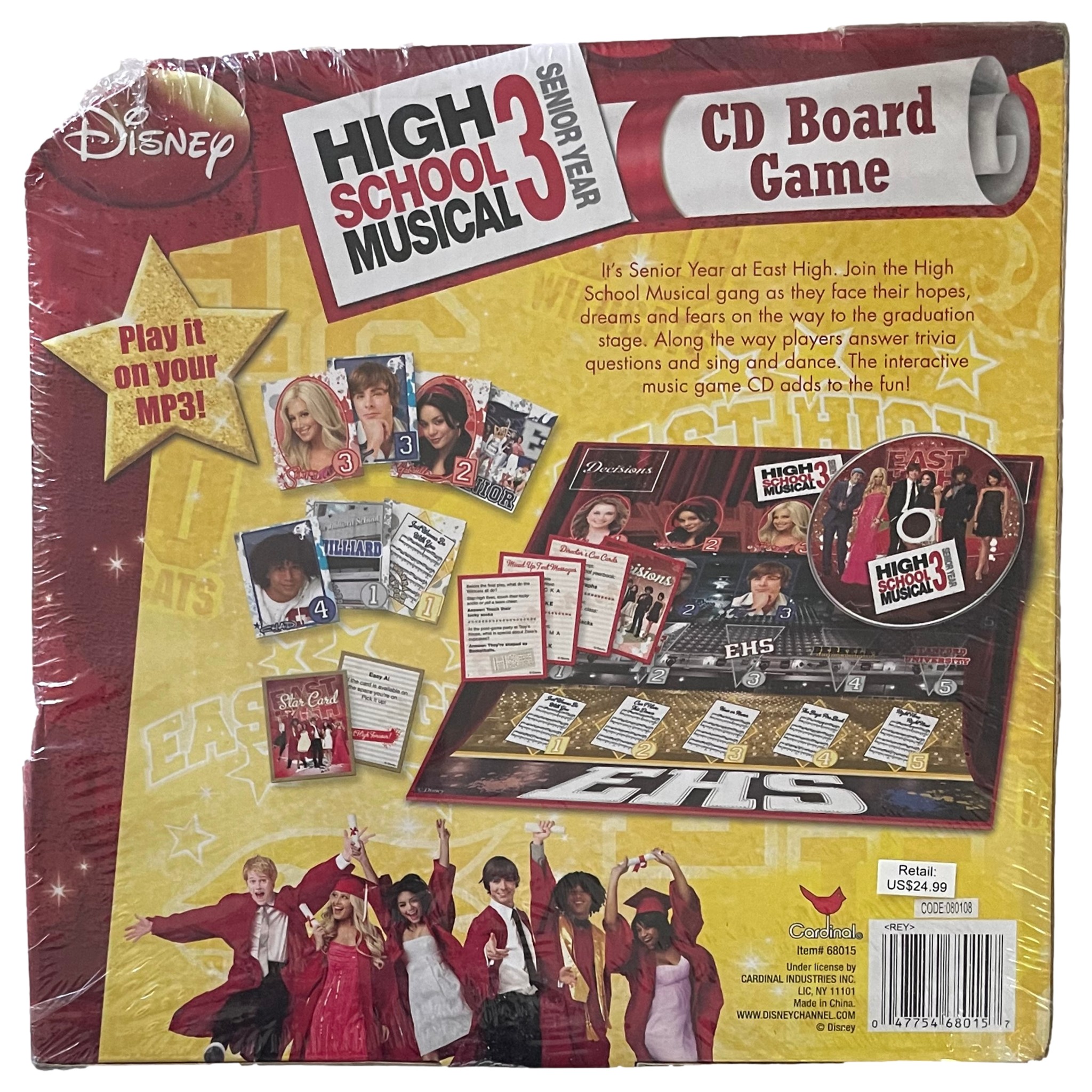 Cardinal High School Musical 3 CD Board Game - image 2 of 2