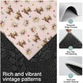 thumbnail image 3 of Pink Highland Cow Flower Pattern Kitchen Rugs Sets Of 3,Kitchen Runner Rugs Non Skid Washable,Decorative Kitchen Floor Mats for Kitchen,Sink,Laundry,17"x30"+ 17"x47" + 17"x59", 3 of 6