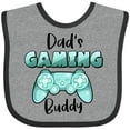 thumbnail image 3 of Inktastic Dad's Gaming Buddy Aqua Controller Boys or Girls Baby Bib, 3 of 4