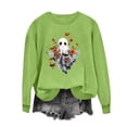 thumbnail image 5 of Sweatshirts for Women Halloween Printed Long Sleeve Hoodie Top, 5 of 5