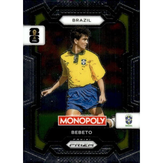 2026 Panini Prizm Monopoly FIFA World Cup #20 Bebeto Brazil Soccer ...