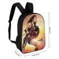 thumbnail image 2 of Wonder Woman Backpack Printed Travel Backpack For Daily Work Sports Backpack Travel Bag 17 inch, 2 of 8