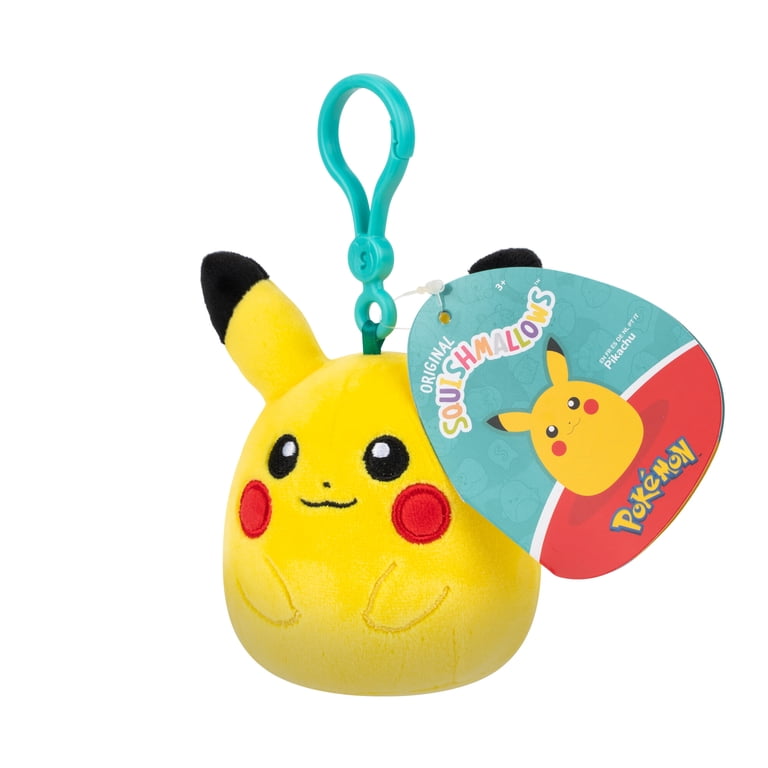 Squishmallows Clip-On Pokémon Pikachu Plush, 3.5-inch photo 4