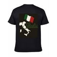thumbnail image 6 of T-shirt Italian Silhouette  Soft Cotton Adult Heat-Transfer Graphic T-Shirt - 180g Breathable Fabric, Unisex Summer Casual Wear with Durable Heat-Printed Design, 6 of 10