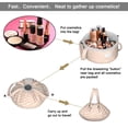 thumbnail image 2 of Fashionable Full-Print Drawstring Cosmetic & Makeup Bag – Large Portable Makeup Organizer with Inner Zipper Pocket & Mesh Compartment, Travel Toiletry Bag for Women, 2 of 5