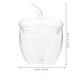 thumbnail image 2 of AMERTEER Container Glass Storage Jar Jars Food Flour Cereal Favors Party Bottle Honey Airtight Small Pantry Spice Canister Mason, 2 of 6