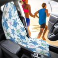 thumbnail image 2 of KUIFORTI Water-Resistant Sea Turtle Print Car Seat Cover Towel, Washable Sweat Car Seat Protector for Gym Workout Beach Hiking Universal Fit for Cars, SUVs, Trucks, 2 of 7
