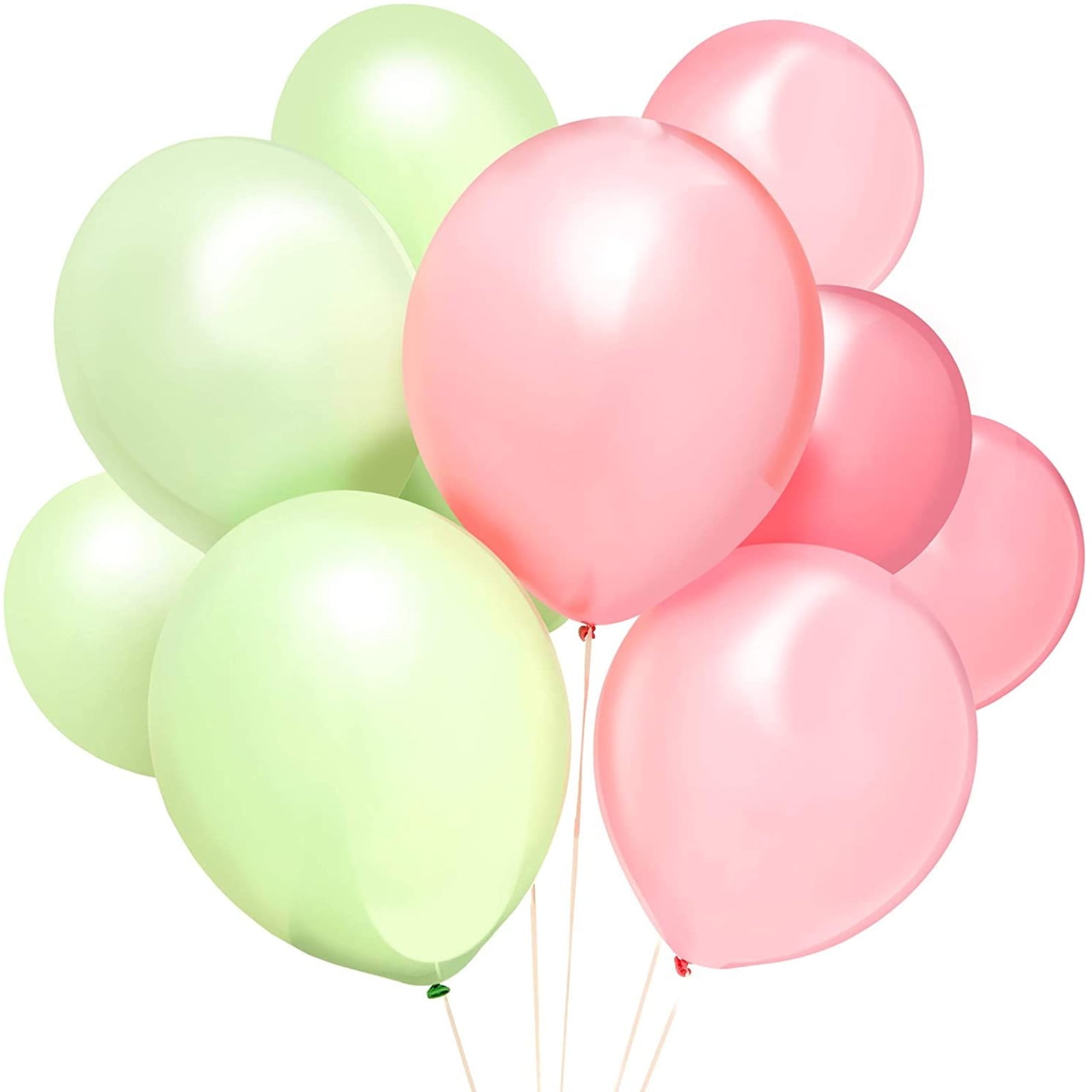10 Lime Green 12" Pastel Helium Balloons-Wedding 014 10LIMEGREEN 