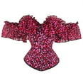 thumbnail image 1 of siminseming Gaines de Noël Lèvres Rouges avec Dentelle Satinée Vêtements Gainants pour Femmes Vêtements Chaussures et Accessoires, 1 of 4