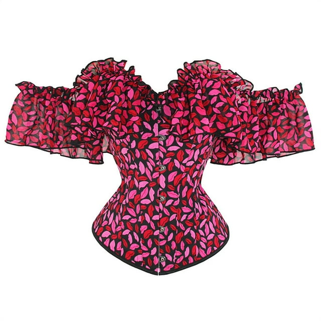 siminseming Gaines de Noël Lèvres Rouges avec Dentelle Satinée Vêtements Gainants pour Femmes Vêtements Chaussures et Accessoires