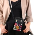 thumbnail image 4 of HELLHERO Flowes Underarm Shoulder Bag Unique Gift, 2 Zippers for Outdoor Daily Use, Daily Commute or Casual Outings, 4 of 7