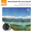 thumbnail image 2 of Filtro de lente polarizador circular K&F CONCEPT 58 mm para cámara, 2 of 7