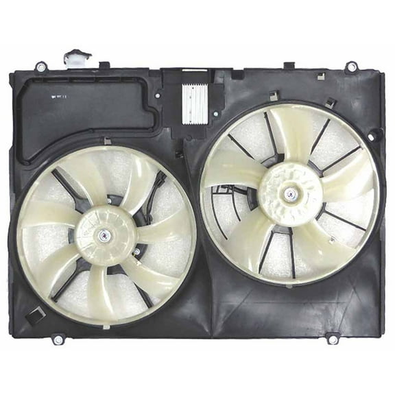 Agility Auto Parts 6010100 Dual Radiator and Condenser Fan Assembly for Lexus Specific Models