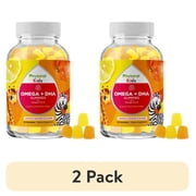 (2 pack) Phytoral Kids Omega 3 6 9 and DHA Gummies, Omega Fatty Acids for Brain and Immunity, 60 Count