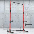 thumbnail image 2 of Synergee Squat Stand Rack V1 with Pull Up Bar, J-Cups & Safety Arms. Free Standing Strength & Bodyweight Exercise Stand with 500lb Capacity, 2 of 5
