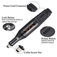 thumbnail image 2 of Rotary Tool, Ginour 5V Multifunction Rotary Tool 108 Accessories Micro USB Mini Cordless Drill for Sanding, Drilling, Cleaning, Carving, Polishing, 2 of 2