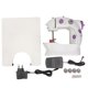 thumbnail image 1 of Mini Household MultiFunction Electric Sewing Machine with Extension Table (EU Plug 100-240V), 1 of 4