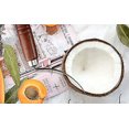 thumbnail image 5 of Coconut Tool Coconut Shell Remover Durable Wooden Handle Stainless Steel Coconut Opener Scraper Knife Kitchen, 5 of 5