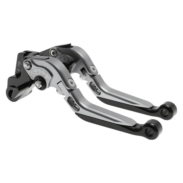 Palancas de freno y embrague cortas y largas para Kawasaki VERSYS 650 15-23, palanca de freno ajustable de motocicleta, aleación de aluminio, mango de titanio con extremo negro