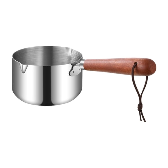 Calentador de mantequilla para preparar salsas, recalentar sopas, calentar leche y hervir agua. 120ml