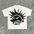thumbnail image 3 of Camiseta de manga corta con estampado gráfico de dibujos animados de Harajuku para niños, estilo hip hop, Y2K, para hombres y mujeres, ropa para parejas, camiseta de gran tamaño para uso diario, 3 of 5