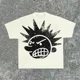 thumbnail image 3 of Camiseta de manga corta con estampado gráfico de dibujos animados de Harajuku para niños, estilo hip hop, Y2K, para hombres y mujeres, ropa para parejas, camiseta de gran tamaño para uso diario, 3 of 5