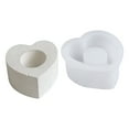 thumbnail image 3 of Candle Molds for Candle Making,Five Pointed Star Circular Heart-Shaped Candle Molds Gypsum Drip Molds, 3 of 8